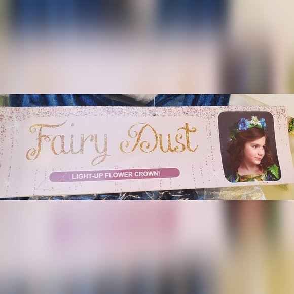 Whimsical Blue and Green Fairy Costume for Kids - Picture 10 of 10